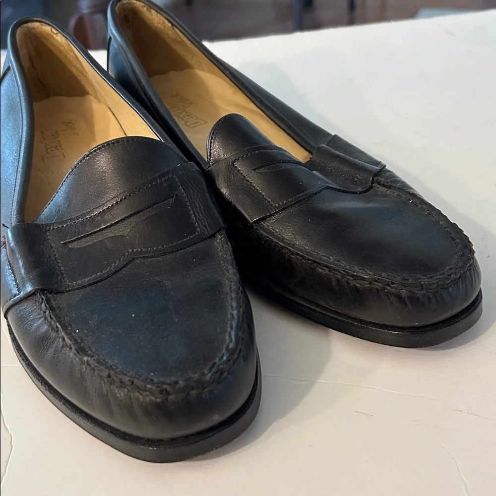 Dexter Men's Elegant Black Slip-On Penny Loafers size 11 made USA